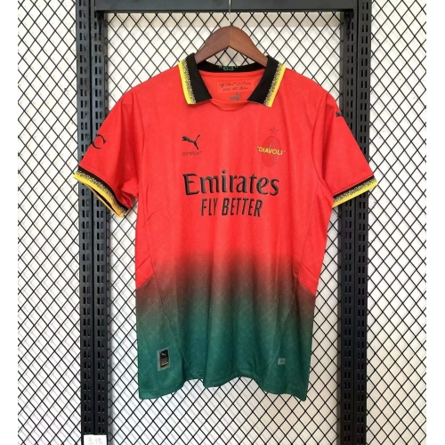 2025/2026 AC Milan Special Edition Red Football Shirt