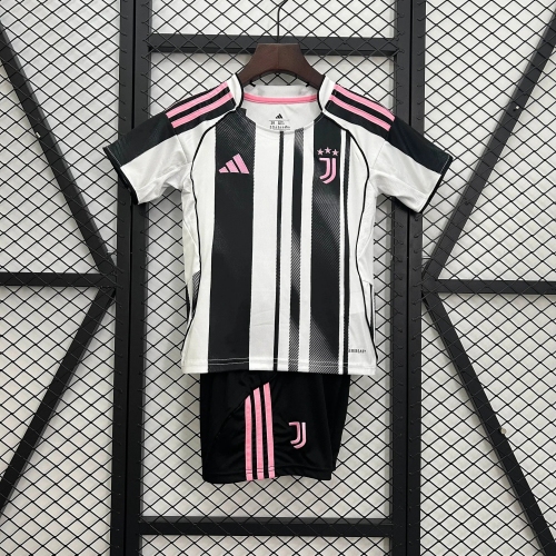 2025/2026 Juventus Home Football Shirt Kids Siz
