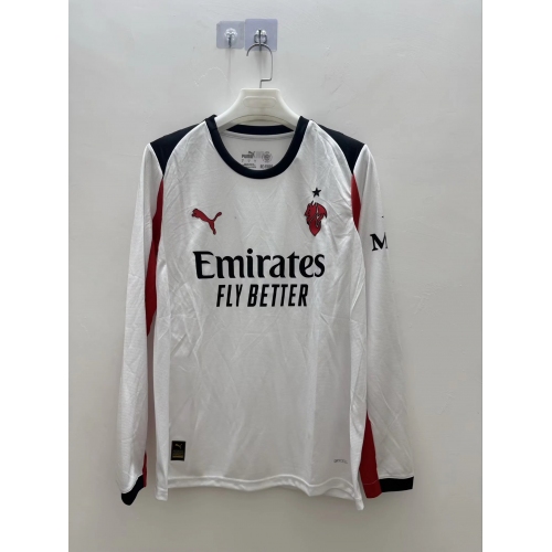 2025/2026 Long Sleeve AC Milan Away Football Shirt