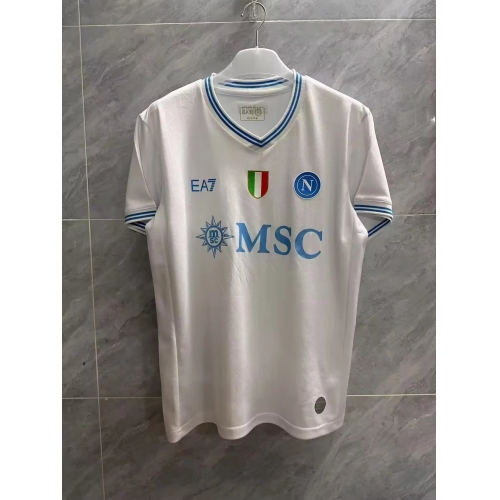 2025/2026 Napoli Champions League Edition White Soccer Jersey
