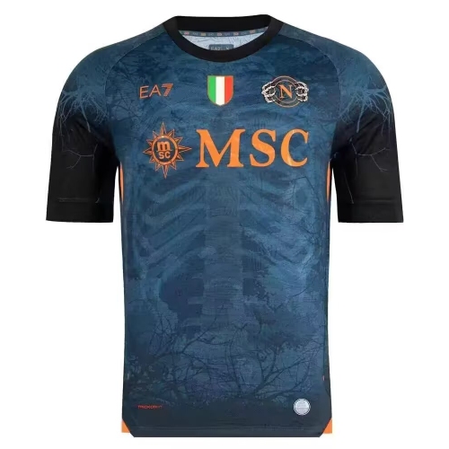 2025/2026 Napoli Halloween Cyan Soccer Jersey