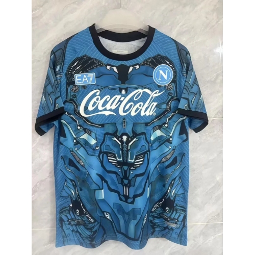 2025/2026 Napoli Training Wear Blue Soccer Jersey