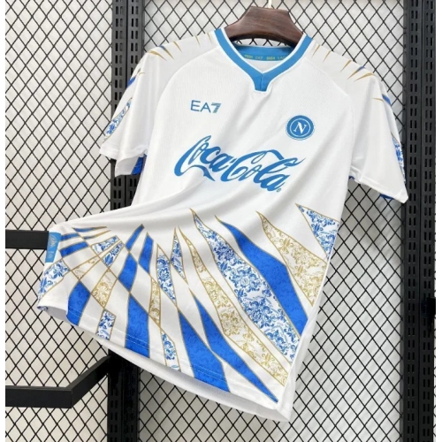 2025/2026 Napoli Training Wear White Soccer Jersey