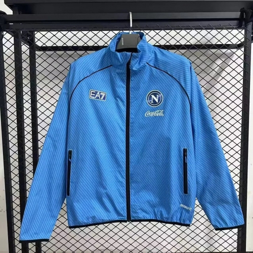 2025/2026 Napoli Windbreaker Blue Football Jersey
