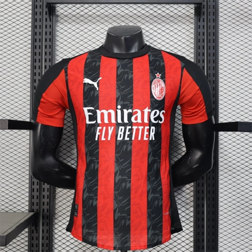 2025/2026 Player Version AC Milan Home Football Shirt