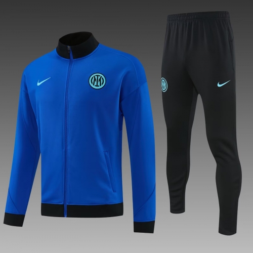 2026/2027 Inter Milan Full Zip Training Suite Blue Football Jersey