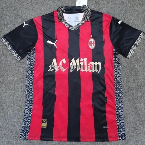 25/26 ACM Special Edition Red &Black Fans Soccer Jersey