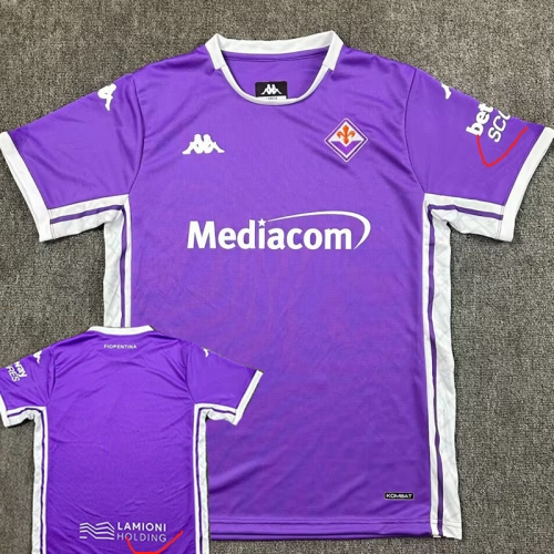 25/26 Fiorentina Home Fans Soccer Jersey