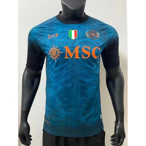 25/26 Napoli Halloween Blue Player Version Soccer Jersey