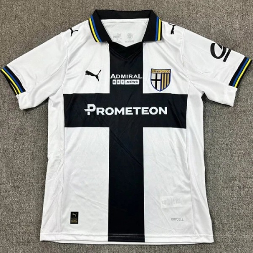 25/26 Parma Home Fans Soccer Jersey(左袖带广告）