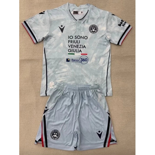 25/26 Udinese Away Kids Soccer Jersey