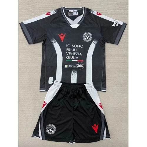 25/26 Udinese Home Kids Soccer Jersey