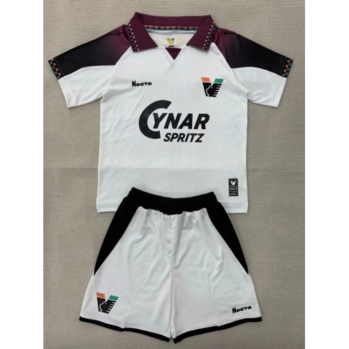 25/26 Venezia FC Away Kids Soccer Jersey(CYNAR胸前广告)