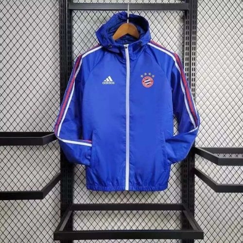 2024/2025 Bayern Munich Windbreaker Blue Football Shirt