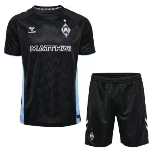 24-25 Werder Bremen Away Kids Kit Soccer Jerseys