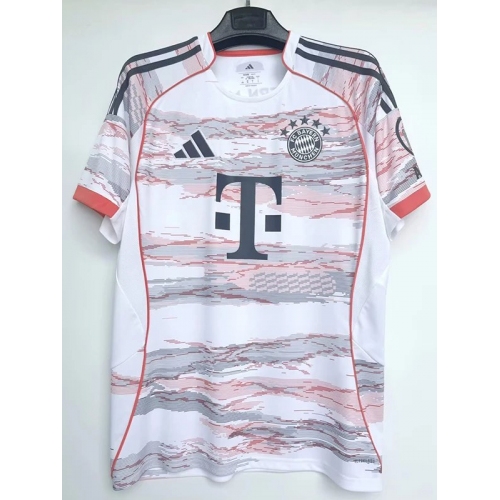 25/26 Bayern Away1：1 Fans Soccer Jersey