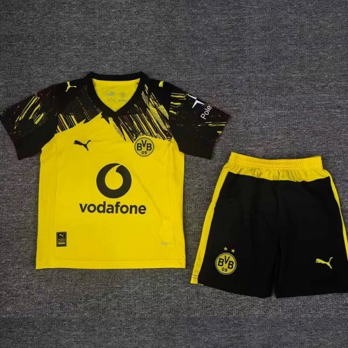 25/26 Dortmund Home Kids Soccer Jersey