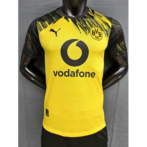 25/26 Dortmund Home Player Version Soccer Jersey（广告）