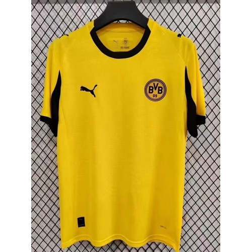 25/26 Dortmund Steel Stamp Yellow Fans Soccer Jersey