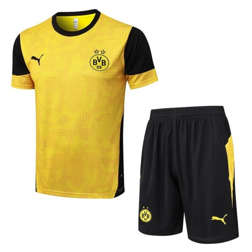25/26 Dortmund Yellow Inkjet Training Short Suit#D25211
