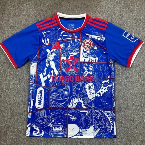 25/26 Düsseldorf Special Edition Blue Fans Soccer Jersey