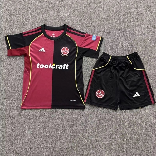 25/26 FC Nürnberg Home Kids Soccer Jersey