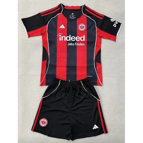 25/26 Frankfurt Home Kids Soccer Jersey