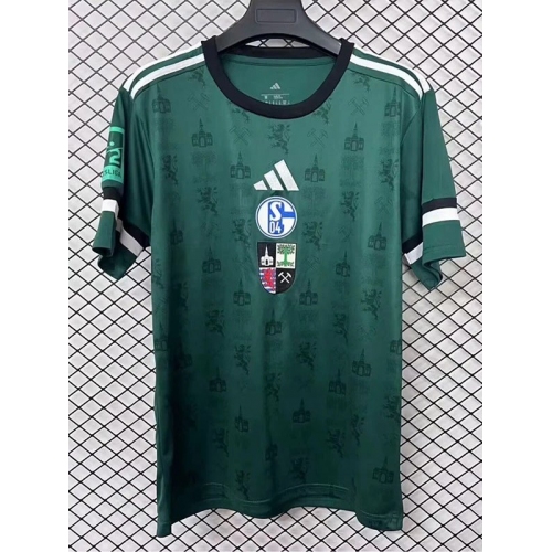 25/26 Schalke 04 150th Anniversary Edition Fans Soccer Jersey带章