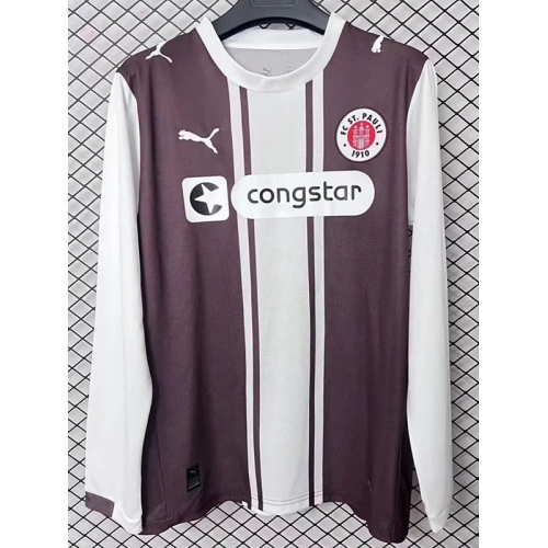 25/26 St. Pauli Special Edition Long Sleeve Soccer Jersey
