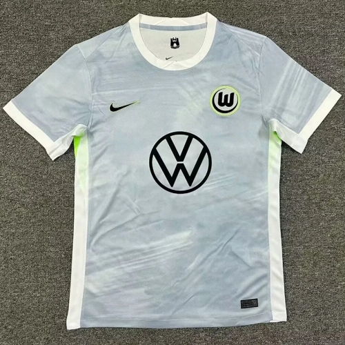 25/26 Wolfsburg Away Fans Soccer Jersey