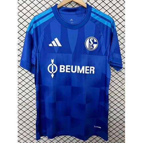 26/27 Schalke 04 Home Fans Soccer Jersey