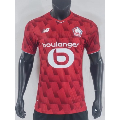 25/26 Lille Home Player Version Soccer Jersey
