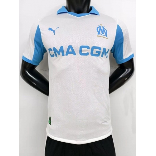 25/26 Marseille Home Player Version Soccer Jersey