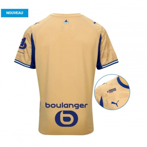 25/26 Marseille fourth Fans Soccer Jersey(Print all sponsors）全广告