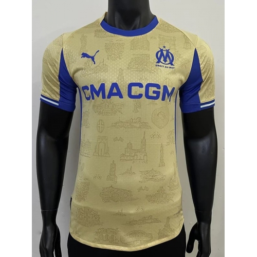 25/26 Marseille fourth Player Version Soccer Jersey