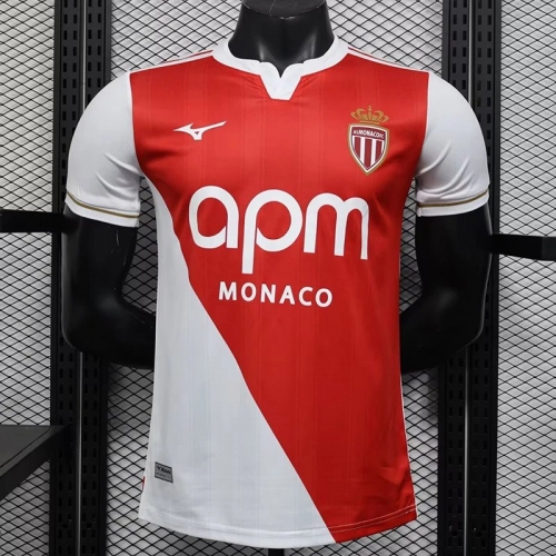 25/26 Monaco Home Player Version Soccer Jersey