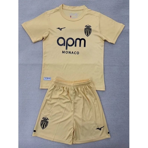 25/26 Monaco Third Kids Soccer Jersey