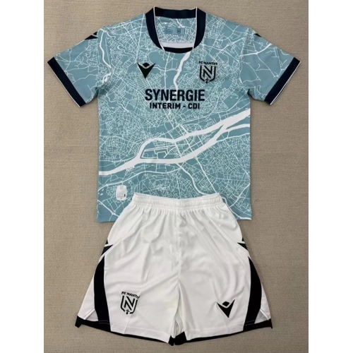 25/26 Nantes Away Kids Soccer Jersey