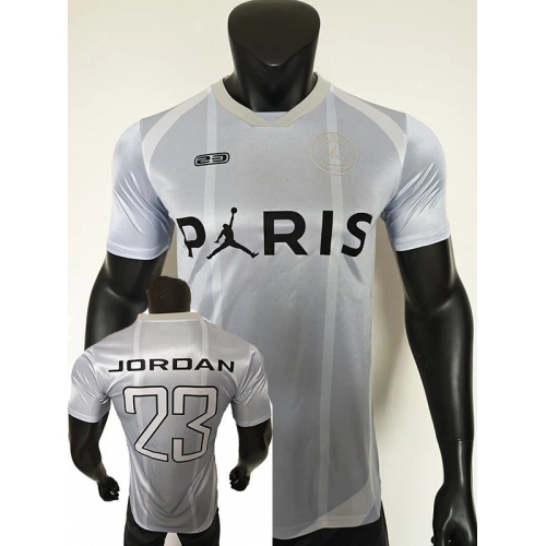 25/26 PSG LeisureEdition Silver Ｇray (Number23)Player Version Soccer Jersey(带23号)