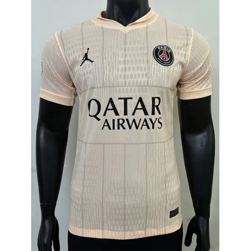 25/26 PSG Stripe Special Edition Pink Player Version Soccer Jersey