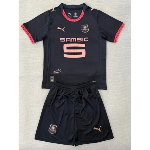 25/26 Stade Rennais Third Kids Jerseys