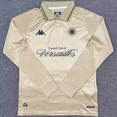 25/26 Versailles Third Fans Long Sleeve Soccer Jersey