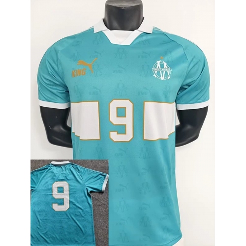 26/27 Marseille Special Edition Sky Blue Fans Soccer Jersey#(Number9）