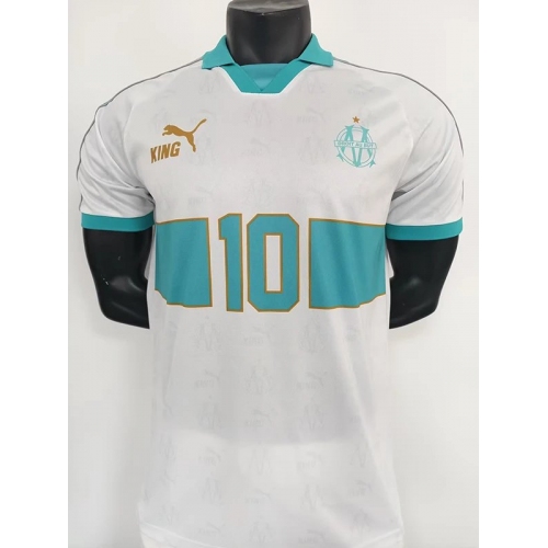 26/27 Marseille Special Edition Ｗhite Fans Soccer Jersey#(Number10）