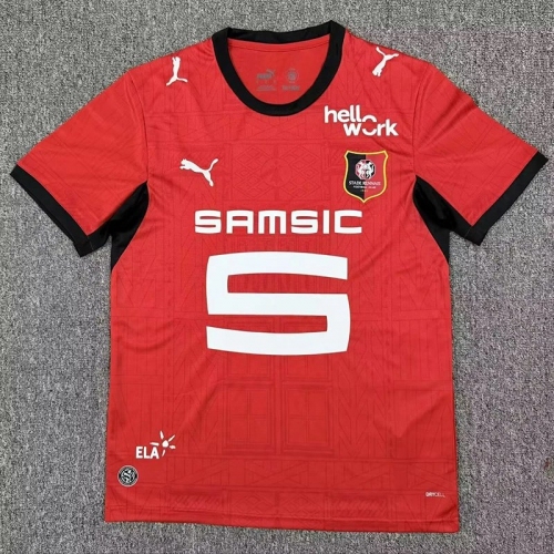 26/27 Stade Rennais Home Fans Soccer Jersey