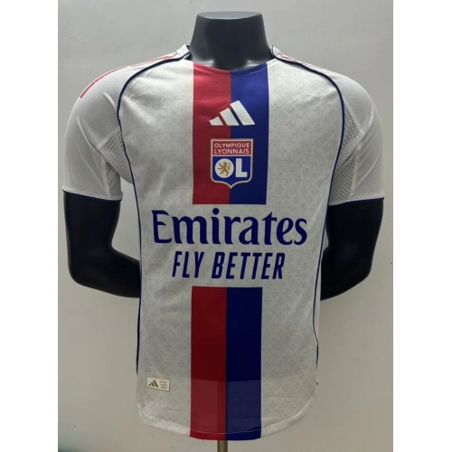 Lyon Home Men Player Jersey 25/26