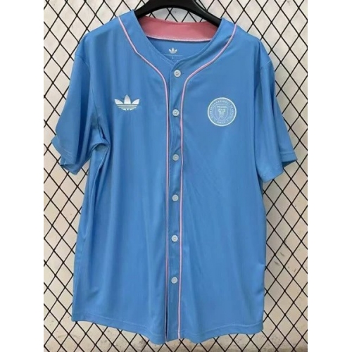 25/26 Inter Miami Sky Blue Casusl Edition Baseball jersey