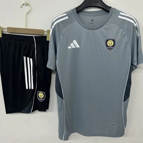 26/27 Orlando City Grey Training Shorts Suit