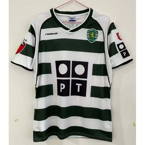 2002/2003 Retro Sporting Lisbon Home Football Shirt