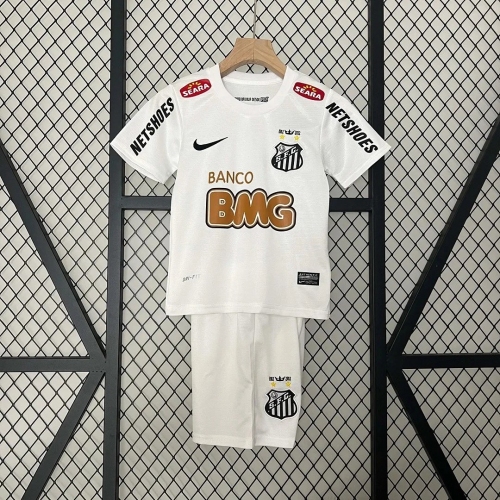 2012 Retro Santos Home Football Shirt Kids Size